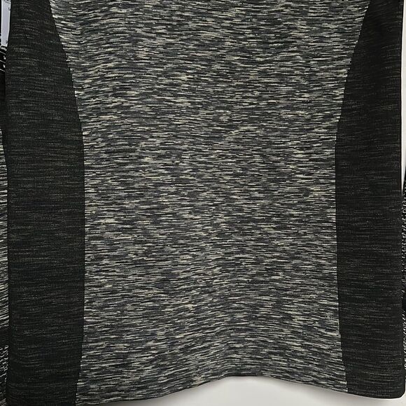 NWT Gap Fit Half-Zip Long Sleeve Running Skiing Seamless Top Black Spacedye S - Picture 14 of 16